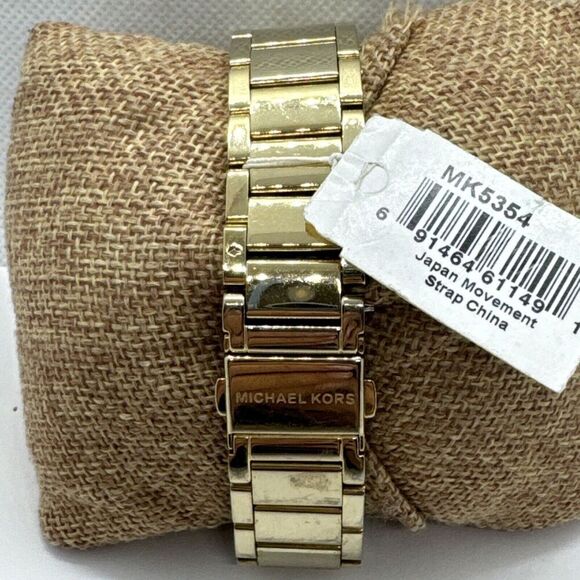 Michael Kors Parker MK5354 Women\'s Gold Stainless Steel Analog Dial Watch JNA624 main image 11